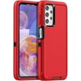 thumbnail image 1 of Designed for Samsung Galaxy A53 Heavy Duty Case, Triple Layer Protection Shockproof Dropproof Dustproof Anti-Scratch Phone Case Cover for Samsung Galaxy A53,Red, 1 of 7