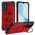 thumbnail image 1 of Designed for Samsung Galaxy A54 5G Armor Case with Camera Cover Stand, Shockproof Protection Compatible with MagSafe Rugged Case Cover for Galaxy A54 5G, Support Car Magnetic Holder - Red, 1 of 7