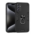 thumbnail image 1 of Designed for Samsung Galaxy A54 5G Case, Military Grade Protective Phone Case Rugged Hard PC + Soft TPU Cover with Enhanced Metal Ring Kickstand [Support Magnet Mount], Black, 1 of 7