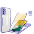 thumbnail image 1 of Designed for Samsung Galaxy A55 Case Full-Body Bumper Case Cover Built in Screen Protector Shockproof Transparent Back 360 Full Body Protective Case for Samsung Galaxy A55, Purple, 1 of 9