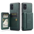 thumbnail image 1 of Designed for Samsung Galaxy A71 4G Case Wallet with RFID Blocking Card Holder PU Leather Credit Card Slots Cash Pocket Phone Cases for Men Women Back Flip Magnetic Clasp Protective Cover,Green, 1 of 9