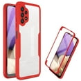 thumbnail image 1 of Designed for Samsung Galaxy A73 5G Case Full-Body Bumper Case Cover Built in Screen Protector Shockproof Transparent Back 360 Full Body Protective Case for Samsung Galaxy A73 5G, Red, 1 of 7