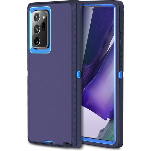 Designed for Samsung Galaxy Note 20 Ultra Heavy Duty Case, Triple Layer Protection Shockproof Dropproof Dustproof Anti-Scratch Phone Case Cover for Samsung Galaxy Note 20 Ultra,Blue