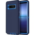 thumbnail image 1 of Designed for Samsung Galaxy Note 8 Heavy Duty Case, Triple Layer Protection Shockproof Dropproof Dustproof Anti-Scratch Phone Case Cover for Samsung Galaxy Note 8,Blue, 1 of 7