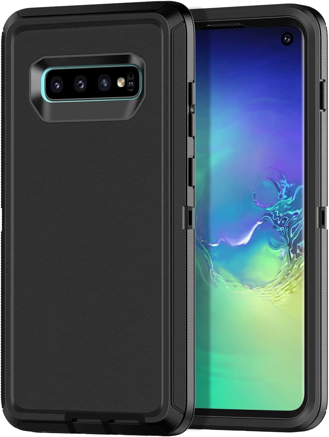 Designed for Samsung Galaxy S10 Heavy Duty Case, Triple Layer ...