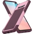 thumbnail image 1 of Designed for Samsung Galaxy S10 Plus Case Galaxy S10+ Case Gift Militay Grade Drop Protective Rugged Cover Shockproof Case for Galaxy S10 Plus Phone Case for women men boy girl (Pink+Rose Red), 1 of 16