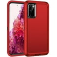 thumbnail image 1 of Designed for Samsung Galaxy S20 FE Heavy Duty Case, Triple Layer Protection Shockproof Dropproof Dustproof Anti-Scratch Phone Case Cover for Samsung Galaxy S20 FE,Red, 1 of 7