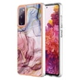 thumbnail image 1 of Designed for Samsung Galaxy S20 FE Marble Case, Ultra Thin Girls Women Plating Marble Designed Flexible Soft TPU IMD Marble Protective Case Cover for Samsung Galaxy S20 FE - Rose, 1 of 7