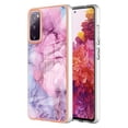 thumbnail image 1 of Designed for Samsung Galaxy S20 FE Marble Case, Ultra Thin Girls Women Plating Marble Designed Flexible Soft TPU IMD Marble Protective Case Cover for Samsung Galaxy S20 FE - Pink, 1 of 7