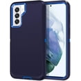 thumbnail image 1 of Designed for Samsung Galaxy S21 FE Heavy Duty Case, Triple Layer Protection Shockproof Dropproof Dustproof Anti-Scratch Phone Case Cover for Samsung Galaxy S21 FE,Blue, 1 of 7