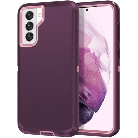 Designed for Samsung Galaxy S21 Plus Heavy Duty Case, Triple Layer Protection Shockproof Dropproof Dustproof Anti-Scratch Phone Case Cover for Samsung Galaxy S21 Plus,Purple