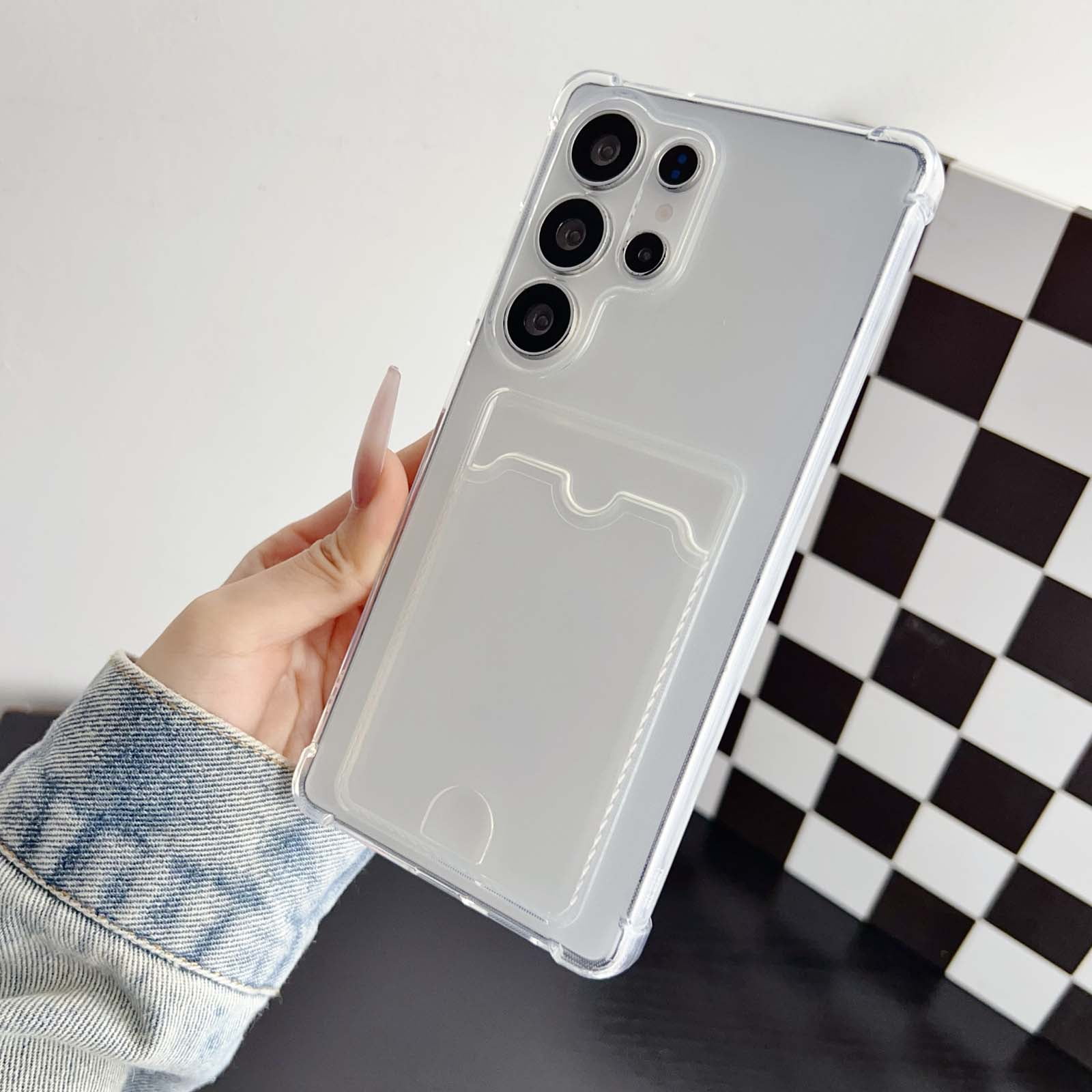 Designed for Samsung Galaxy S21 Ultra Wallet Phone Case,Luxury