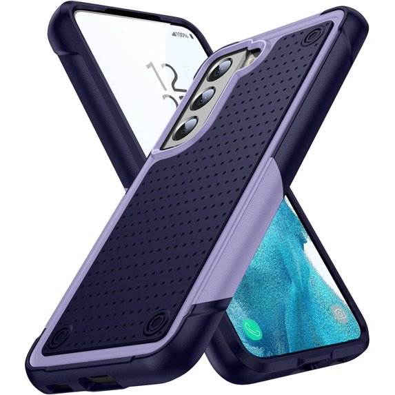 Designed for Samsung Galaxy S22 Plus Case Galaxy S22+ Case Gift Militay Grade Drop Protective Cover Shockproof Case for Galaxy S22 Plus Phone Case for Women Men boy Girl (Purple+Blue)