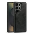 thumbnail image 1 of Designed for Samsung Galaxy S22 Plus Magnetic Phone Case,Compatible with Mag-Safe,Heavy Duty Protection,PU Leather Shockproof Non-Slip Durable Rugged Ultra Slim Thin Fit Phone Case,Black, 1 of 7
