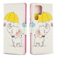 thumbnail image 1 of Designed for Samsung Galaxy S22 Ultra 5G, Allytech Wallet PU Leather Card Slots Kickstand Flip Case Impact Resistant Protective Magnetic Closure Case for Galaxy S22 Ultra 6.8", Umbrella Elephant, 1 of 5