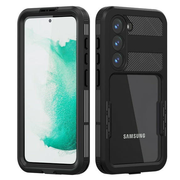 Designed for Samsung Galaxy S23 Case,Waterproof Case with Built-in Screen Protector Shockproof Dustproof Heavy Duty Full Body Protective Case for Samsung Galaxy S23 5G 6.1", Black