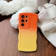 thumbnail image 1 of Designed for Samsung Galaxy S23 FE Case, Cute Gradient Color Case for Women & Men, Soft Silicone Shockproof, Support Wireless Charging Case for Samsung Galaxy S23 FE, Orange+Yellow, 1 of 6