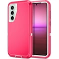thumbnail image 1 of Entronix Heavy Duty Case Compatible with Galaxy S23 FE, Shockproof Hard Cover, Pink, 1 of 8