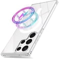 thumbnail image 1 of Designed for Samsung Galaxy S23 Ultra Case Compatible with MagSafe Ultra Clear Shockproof Protective Cell Phone Cover Non-Yellowing Flexible Thin Covers, 1 of 7