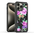 thumbnail image 1 of Designed for Samsung Galaxy S23 Ultra Modern Design Pattern Fused Hybrid Hard PC + TPU Rubber Shockproof Drop Protection Impact Phone Case Cover [Tropical Roses Floral], 1 of 4