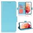thumbnail image 1 of Designed for Samsung Galaxy S24 FE Case, Luxury PU Leather Wallet Phone Case with Card Holder Flip Kickstand Drop Protection Phone Case Cover for Samsung Galaxy S24 FE - Cyanblue, 1 of 7