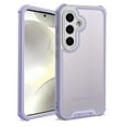 thumbnail image 1 of Designed For Samsung Galaxy S24 Phone Case,Military-Grade Protection,Transparent Back Designing,Heavy Duty Anti-Drop Shockproof Bicolor Rugged 4-in-1 Phone Case For Samsung Galaxy S24,Lightpurple, 1 of 8