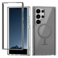thumbnail image 1 of Designed for Samsung Galaxy S24 Ultra Case Magnetic, [Compatible with Magsafe] Dustproof Clear Phone Case Not Yellowing Military-Grade Drop Protection Shockproof Bumper Back Case, Gray, 1 of 8