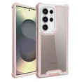 thumbnail image 1 of Designed For Samsung Galaxy S24 Ultra Clear Phone Case,Two-color Design,Heavy Duty Shockproof Protection,Anti-Drop,Durable 4-Layer Transparent Back Protective Heavy Duty Phone Case,Rosegold, 1 of 8