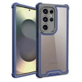 thumbnail image 1 of Designed For Samsung Galaxy S24 Ultra Clear Phone Case,Two-color Design,Heavy Duty Shockproof Protection,Anti-Drop,Durable 4-Layer Transparent Back Protective Heavy Duty Phone Case,Darkblue, 1 of 8