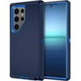 thumbnail image 1 of Designed for Samsung Galaxy S24 Ultra Heavy Duty Case, Triple Layer Protection Shockproof Dropproof Dustproof Anti-Scratch Phone Case Cover for Samsung Galaxy S24 Ultra,Blue, 1 of 7