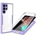 thumbnail image 1 of Designed for Samsung Galaxy S25+ Case Full-Body Bumper Case Cover Built in Screen Protector Shockproof Transparent Back 360 Full Body Protective Case for Samsung Galaxy S25+, Purple, 1 of 8