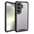 thumbnail image 1 of Designed For Samsung Galaxy S25 Clear Phone Case,Two-color Design,Heavy Duty Shockproof Protection,Anti-Drop,Durable 4-Layer Transparent Back Protective Heavy Duty Phone Case,Black, 1 of 8