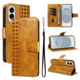thumbnail image 1 of Designed for Samsung Galaxy S25 Edge Case Wallet, Men Women Flip Folio Cover with PU Leather Stand Credit Card Holders Slots Wrist Strap Magnetic Phone Case for Samsung Galaxy S25 Edge, Yellow, 1 of 9