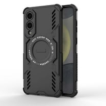 Designed for Samsung Galaxy S25 Edge Heavy Duty Magnetic Phone Case,Compatible with Mag-safe,Military Grade Drop Protection,Dropproof Anti-fall Tough Rugged Durable Shockproof Phone Case,Black