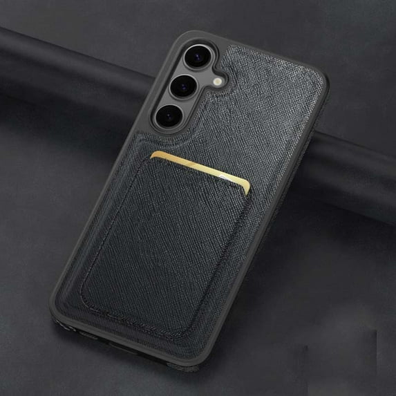 Designed For Samsung Galaxy S25+ Magnetic PU Leather Phone Case,Compatible with Mag-Safe,Magnetic Detachable Wallet Card Holder,With Card Slots,Shockproof Ultra Slim Phone Case Cover,C