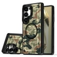 thumbnail image 1 of Designed For Samsung Galaxy S25+ Magnetic Phone Case,Compatible with Mag-safe,Camouflage Print Back Design,Heavy Duty Shockproof Drop Protection,With Lens Ring Kickstand,Durable Phone Case,G, 1 of 5