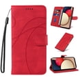 thumbnail image 1 of Designed for Samsung Galaxy S25 Plus Case Wallet for Women, Flip Folio Cover with PU Leather Kickstand Credit Card Holder Slots Magnetic Wrist Strap Protective Phone Case for S25 Plus, Red, 1 of 6