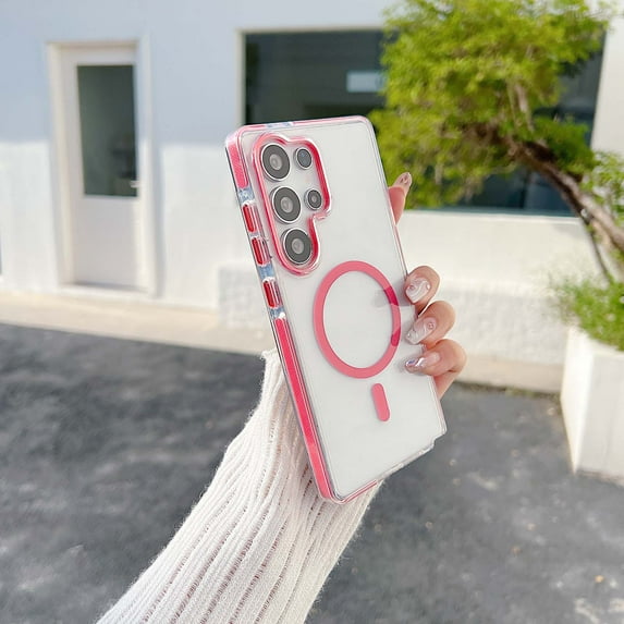 Designed for Samsung Galaxy S25/S24 Magnetic Clear Phone Case ...