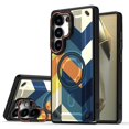 thumbnail image 1 of Designed For Samsung Galaxy S25 Ultra Magnetic Phone Case,Compatible with Mag-safe,Camouflage Print Back Design,Heavy Duty Shockproof Drop Protection,With Lens Ring Kickstand,Durable Phone Case,E, 1 of 5