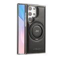 thumbnail image 1 of Designed for Samsung Galaxy S25 Ultra PU Leather Case, [Compatible with MagSafe] with 360° Adjustable Magnetic Stand, Shockproof Back Slim Protective Phone Case for Samsung Galaxy S25 Ultra, Black, 1 of 9