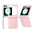 thumbnail image 1 of Designed for Samsung Galaxy Z Flip 5 Case with Hinge Protection, Anti-Slip Shockproof Protective Scratch Resistant Slim Fit Hard PC Phone Case Cover for Samsung Galaxy Z Flip 5, Pink, 1 of 5