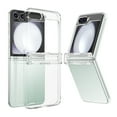 thumbnail image 1 of Designed for Samsung Galaxy Z Flip 5 Case with Hinge Protection, Stylish Frosted PC Drop Protection Shockproof Skin Friendly Phone Case Cover for Samsung Galaxy Z Flip 5 5G - Clear, 1 of 5