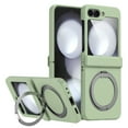 thumbnail image 1 of Designed for Samsung Galaxy Z Flip 5 Case Magnetic with Hinge Protection & Ring Kickstand [Compatible with MagSafe] Drop Protective Phone Case Cover for Samsung Galaxy Z Flip 5 - Green, 1 of 7