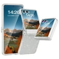 thumbnail image 1 of Designed for Samsung Galaxy Z Flip 7 Case Magnetic, with Hinge Protection & Tempered Glass Screen Protector Hard PC Skin Friendly Slim Anti-Scratch Protective Cover for Women & Men - Glitter, 1 of 7