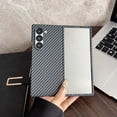 thumbnail image 1 of Designed for Samsung Galaxy Z Fold 6 Phone Case,Compatible with Mag-safe,Built-in Screen Film,Ultra Slim Design,Fiber Pattern,Lightweight Anti-Scratch Shockproof Rugged Thin Fit Phone Case,Black, 1 of 11