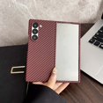 thumbnail image 1 of Designed for Samsung Galaxy Z Fold 6 Phone Case,Compatible with Mag-safe,Built-in Screen Film,Ultra Slim Design,Fiber Pattern,Lightweight Anti-Scratch Shockproof Rugged Thin Fit Phone Case,Red, 1 of 11