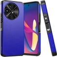 thumbnail image 1 of Designed for TCL 50 XL 5G Ultra Slim Fit Tough Strong Protection Shock Absorption Hybrid Dual Layer Hard PC + TPU Rubber Armor Phone Case Cover [Blue], 1 of 11