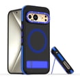 thumbnail image 1 of Designed fo Google pixel 9 Pro XL Magnetic Carbon Fiber Case cover Made of flexible TPU frame and anti-scratch Carbon Fiber PC back Drop protection(Compatible with MagSafe)(only pixel 9 Pro),Blue, 1 of 7
