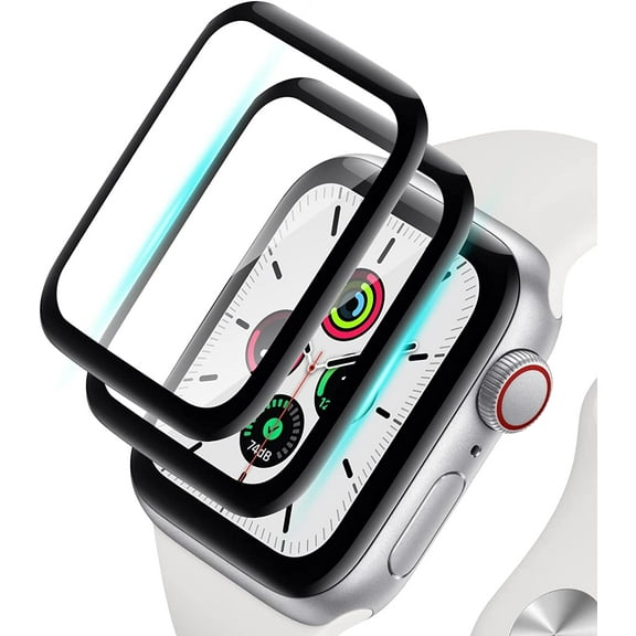 Designed for Apple Watch Series Series 6/SE/5/4 40mm Screen Protector, [2 Pack] 3D Curved iWatch PMMA Full Coverage