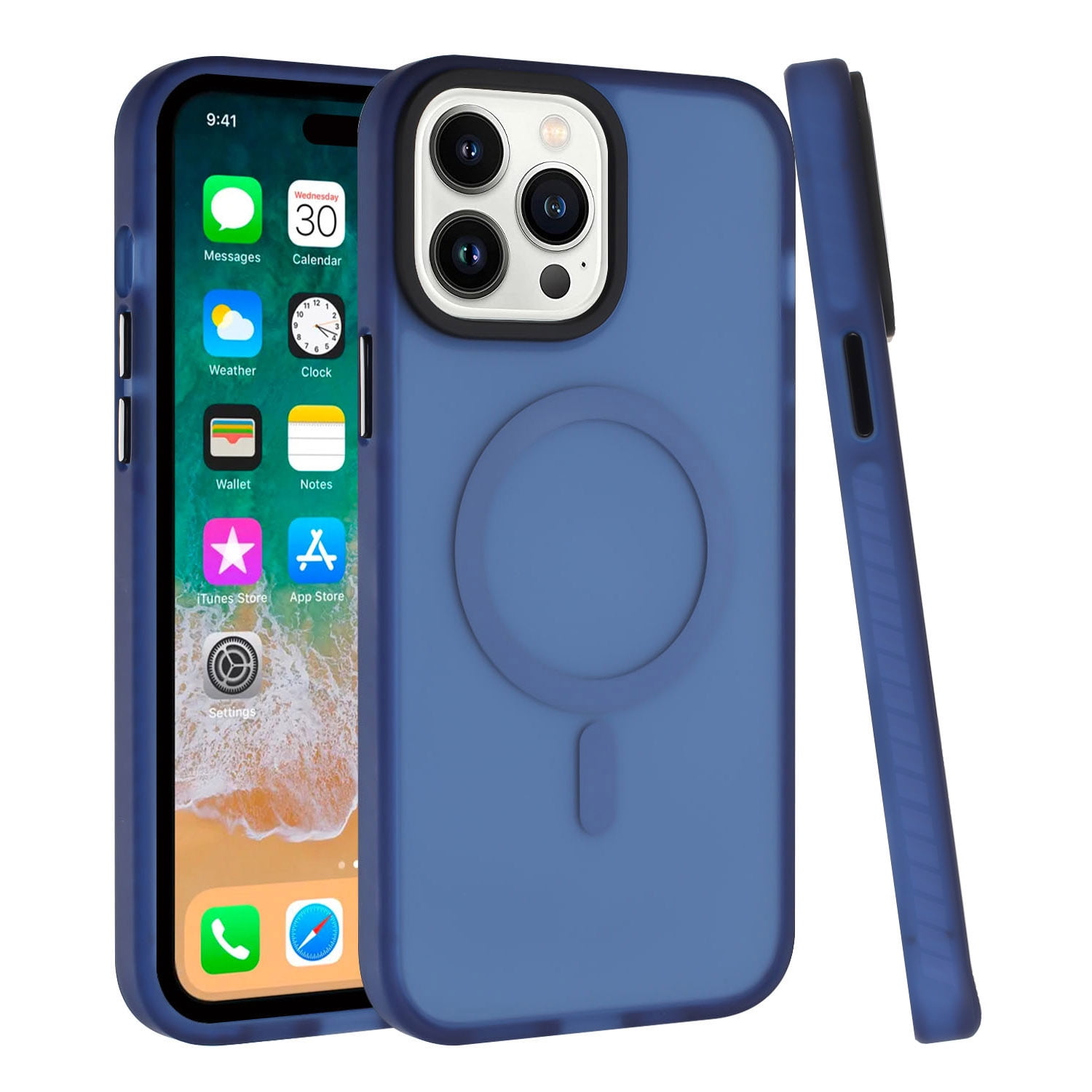 For Apple iPhone 13 Pro Max Magnetic Hybrid Compatible with